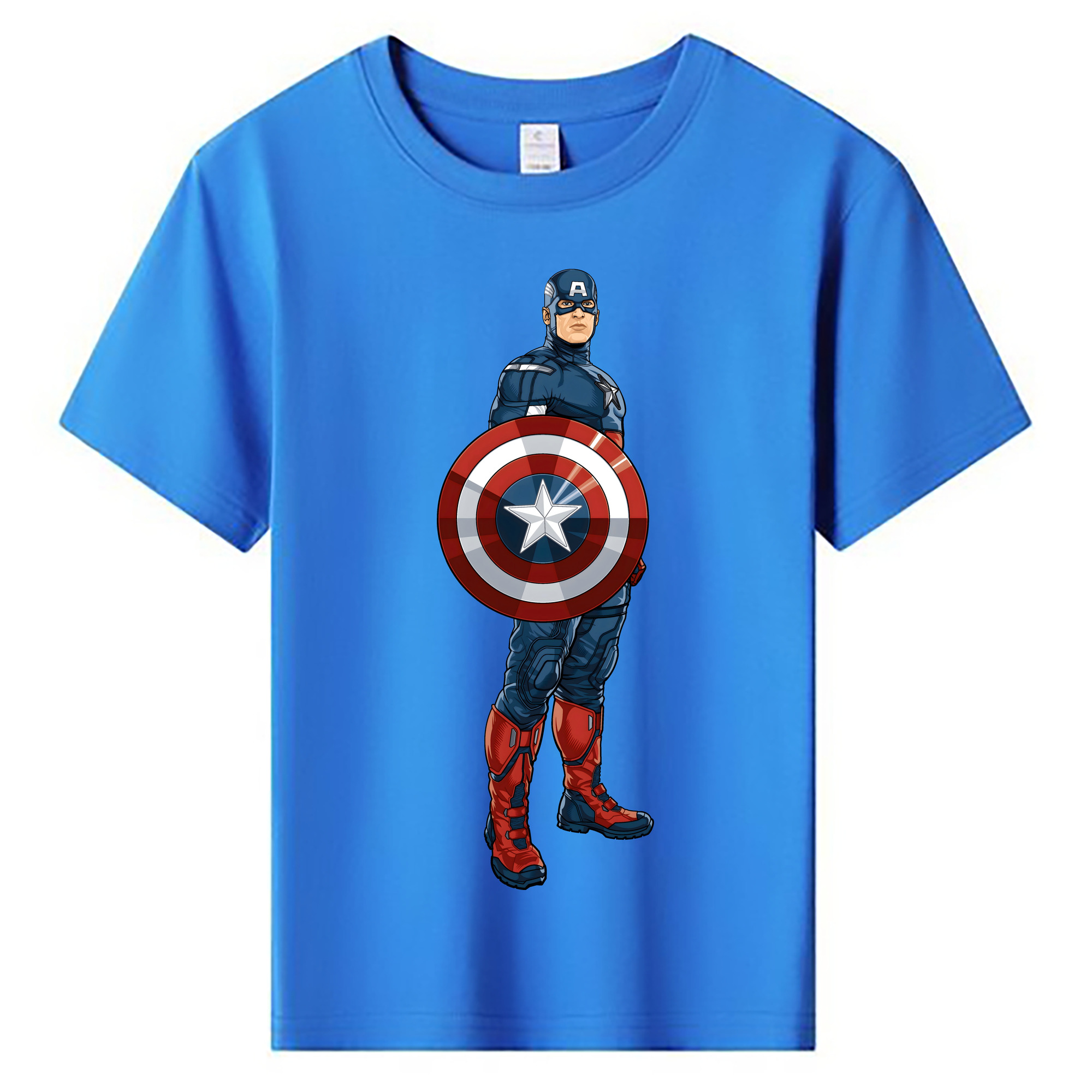 （画像用） アベンジャーズ The Avengers 綿100％キッズTシャツ（フロントプリント）